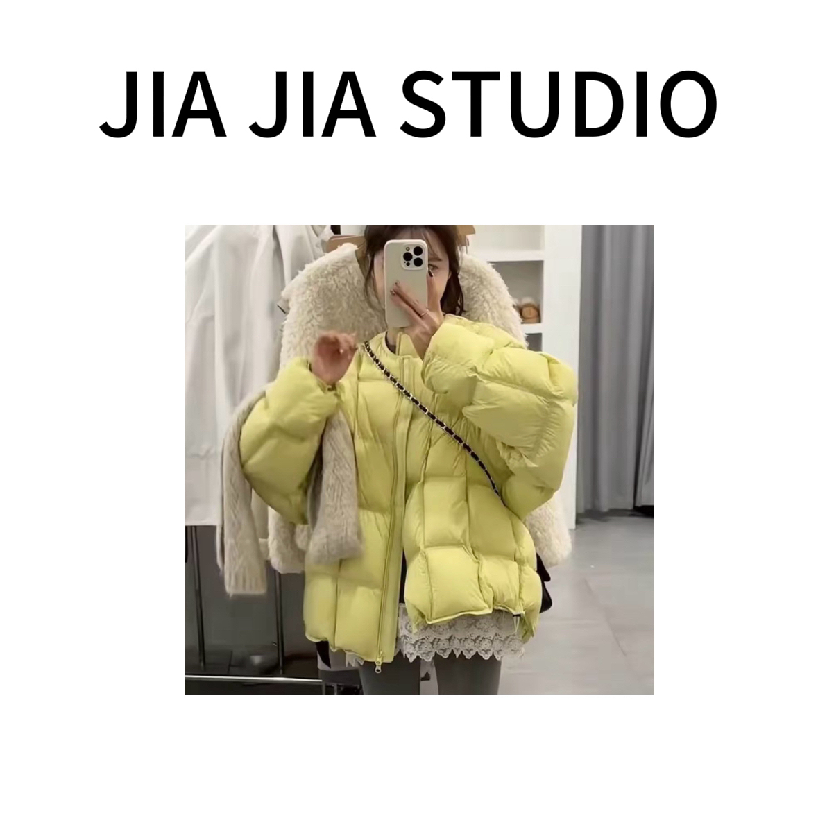 【夹棉加厚】休闲百搭 豆腐块棉服#2888