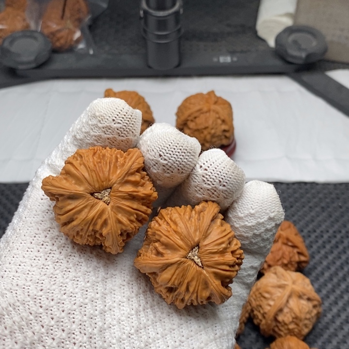 核桃把件头****丶拼接磨盘5