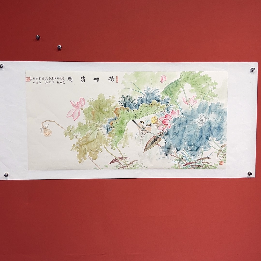 国画杨明画家作品