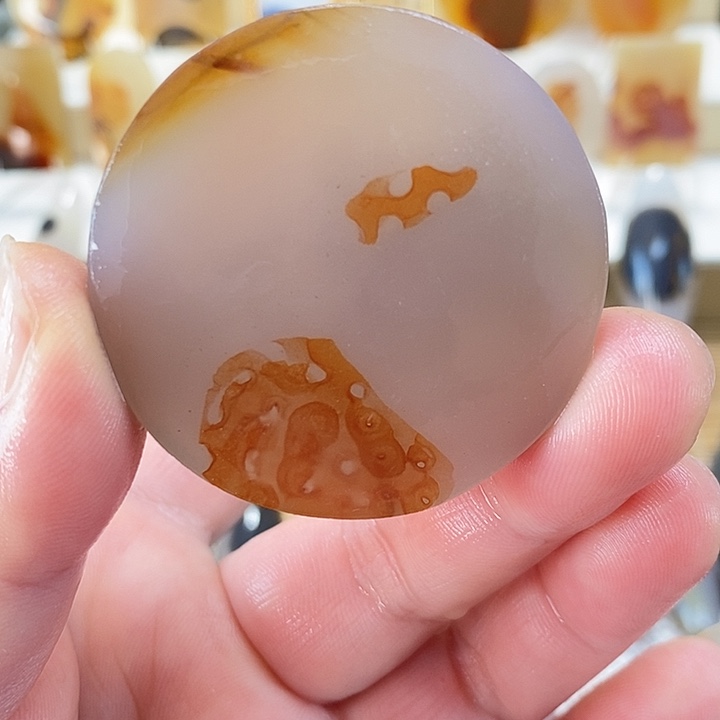 玛瑙/玉髓未镶嵌吊坠(不含链)