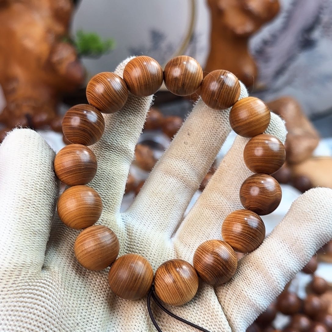 柏木（崖柏）手串/手链太行崖柏1.5黑油