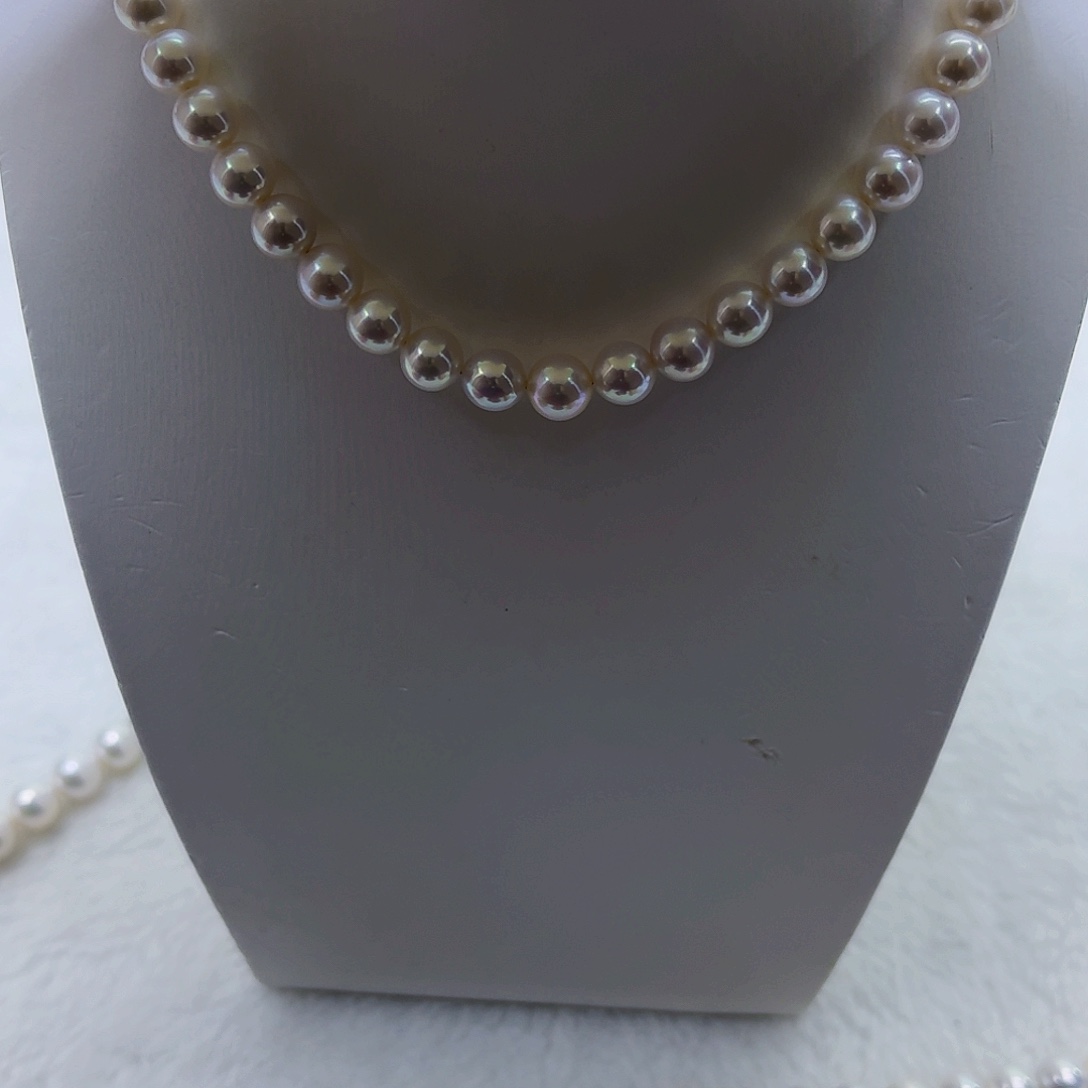 安***涵淡水珍珠银S925镶嵌颈饰