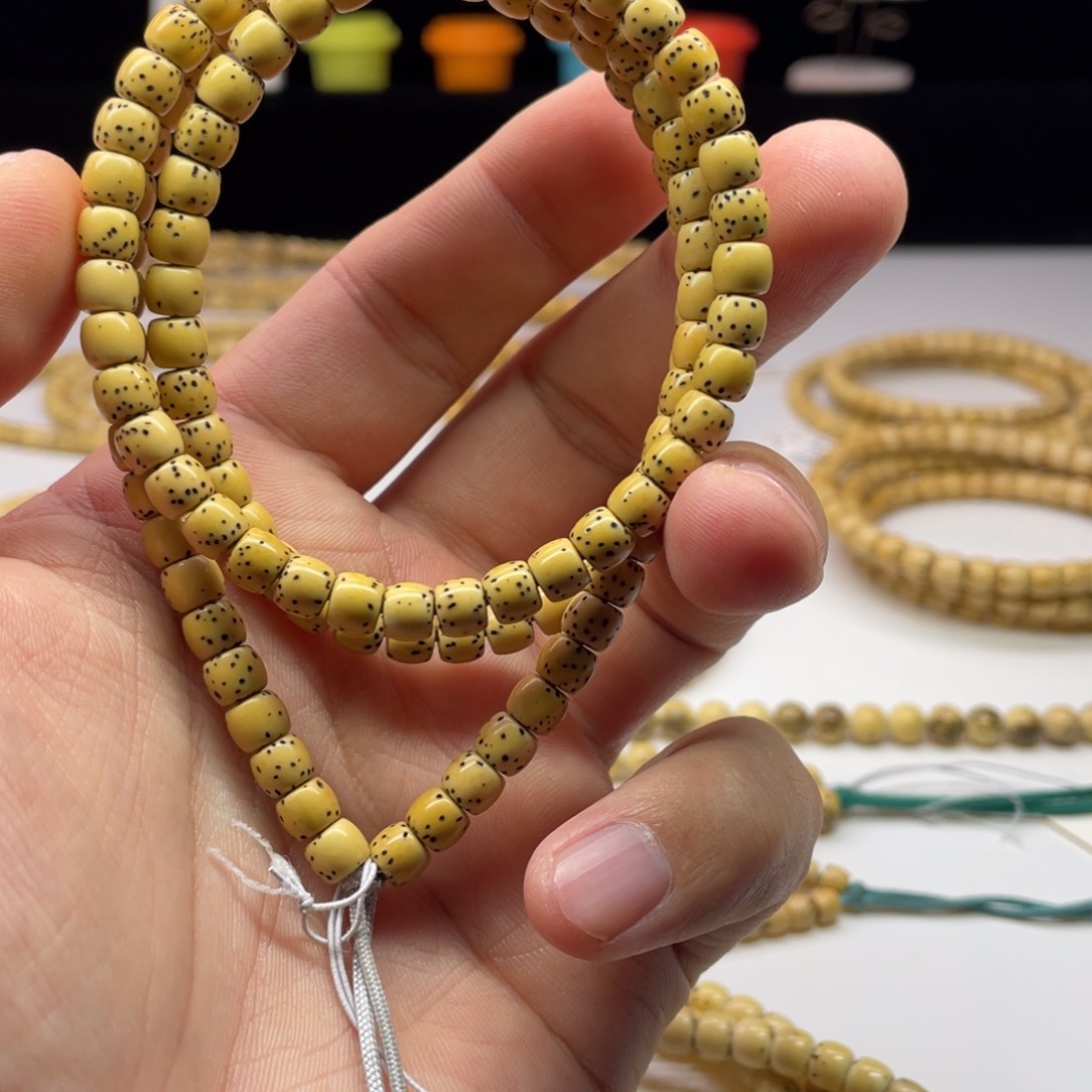 星月菩提手串小*65 108原白