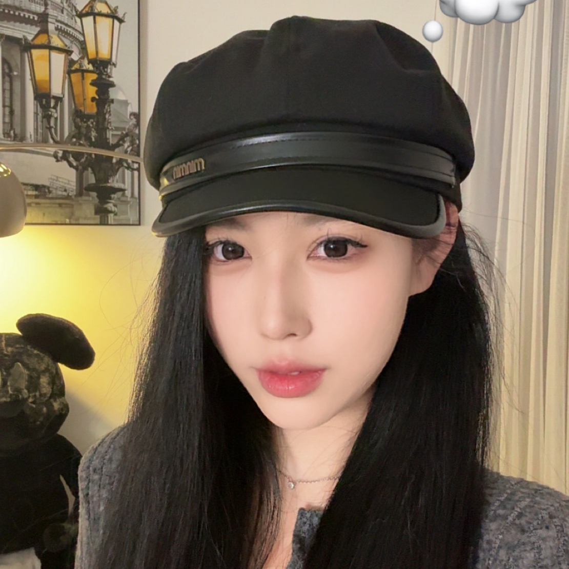 2025韩版复古八角帽女秋冬毛呢画家帽贝雷帽显脸小百搭鸭舌帽