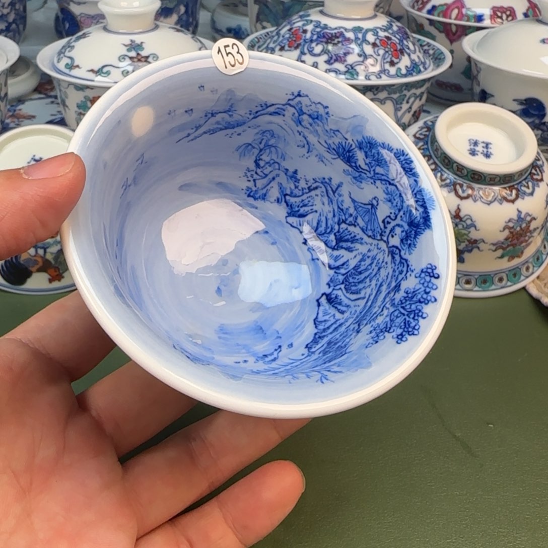 彦祖纯手工手绘茶具163