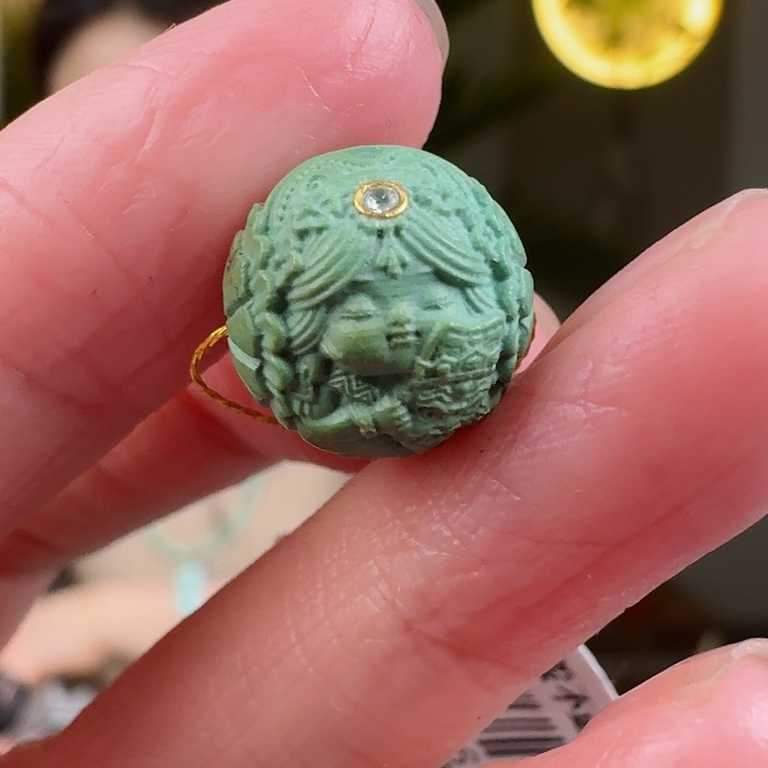 绿松石珠宝奇石未镶嵌