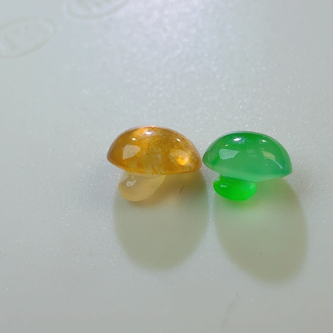 翡翠裸石炸光葫芦