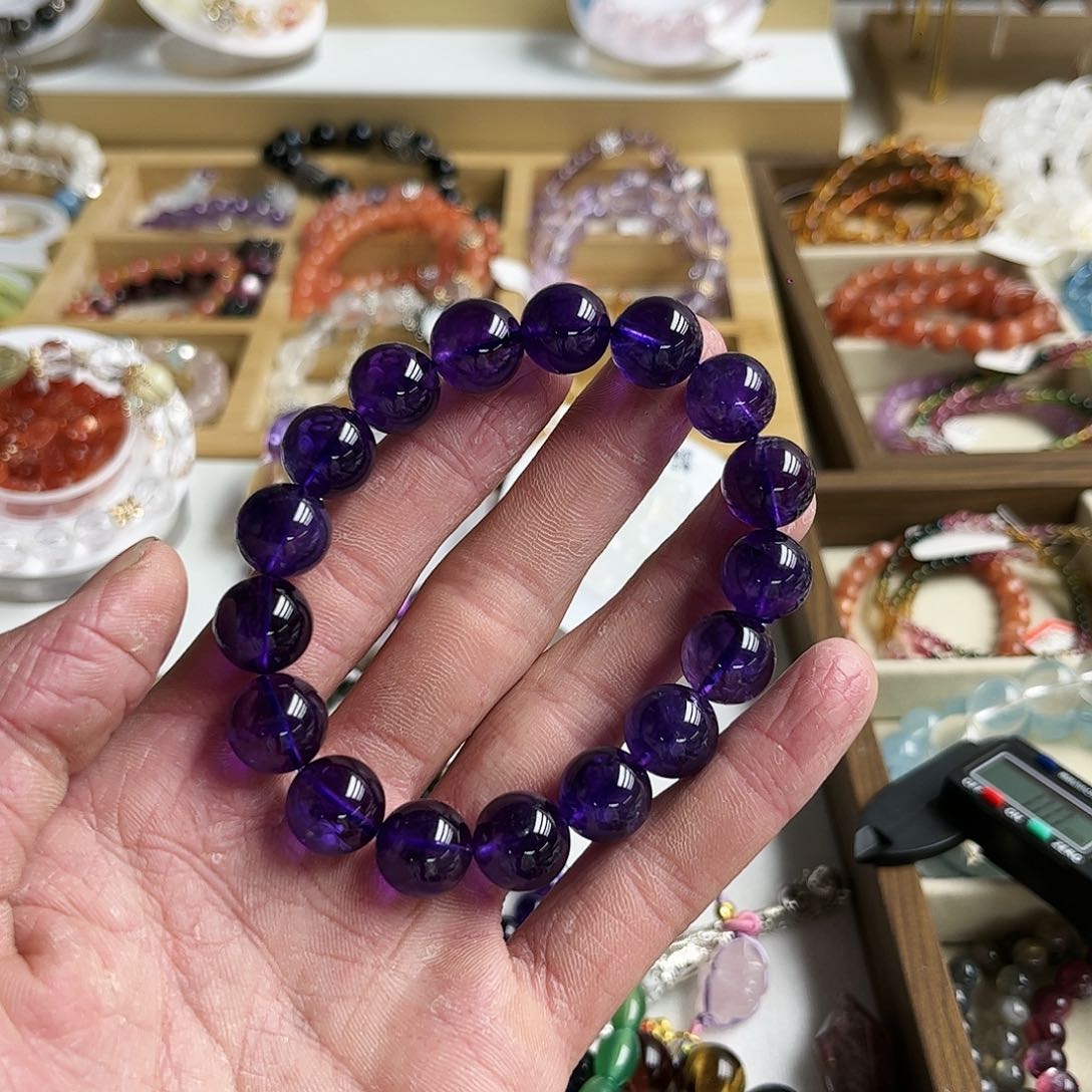 水晶天然水晶银S925镶嵌哇*