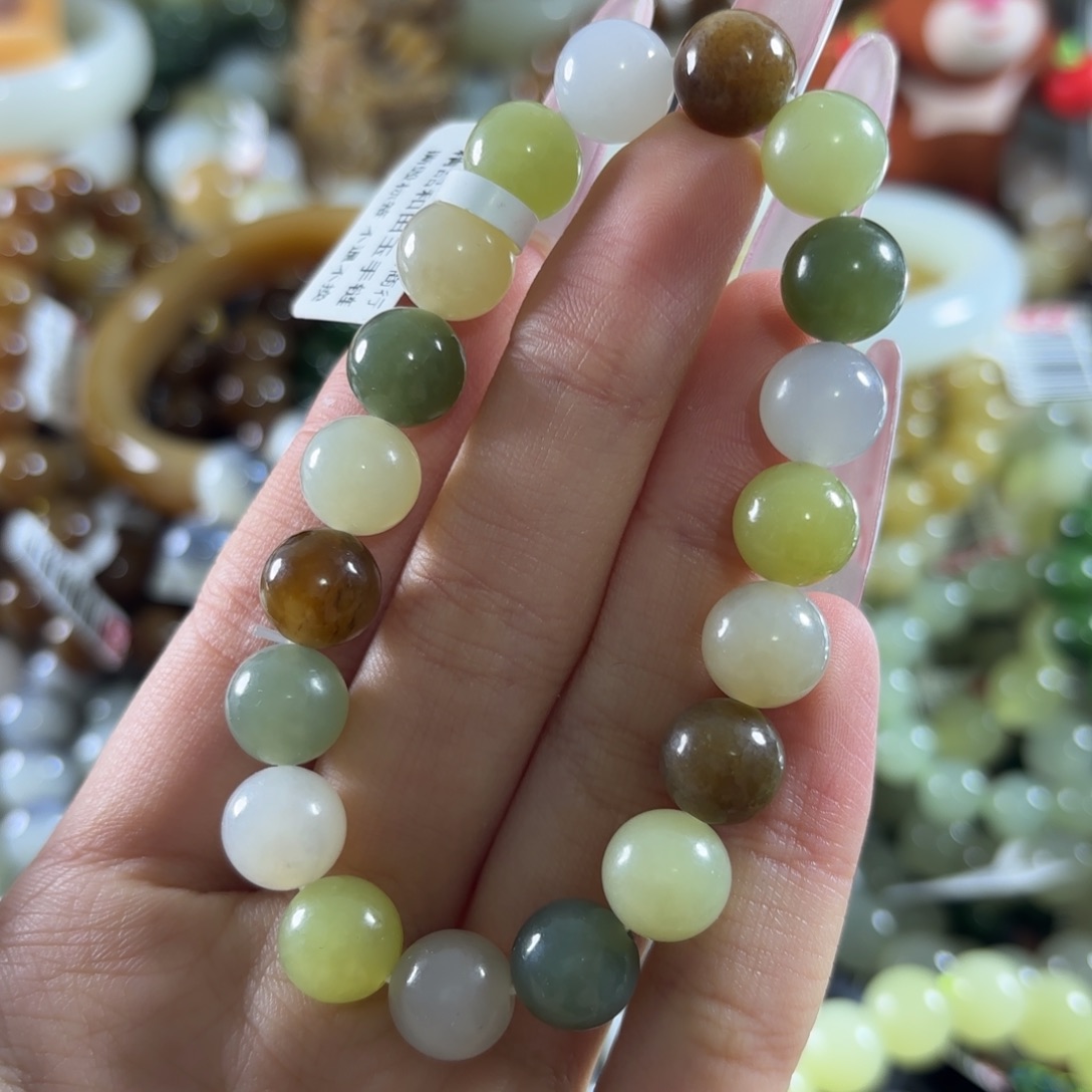 和田玉未镶嵌手链193