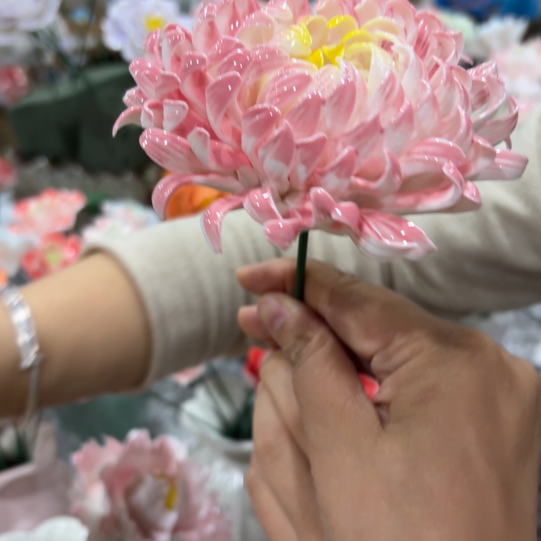 陶瓷花，拍满20发货，退款拉黑