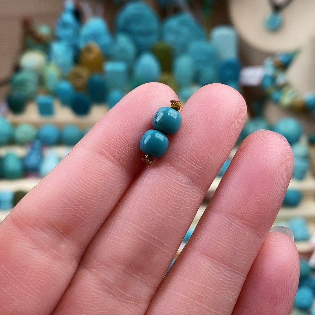 绿松石珠宝奇石未镶嵌风****链