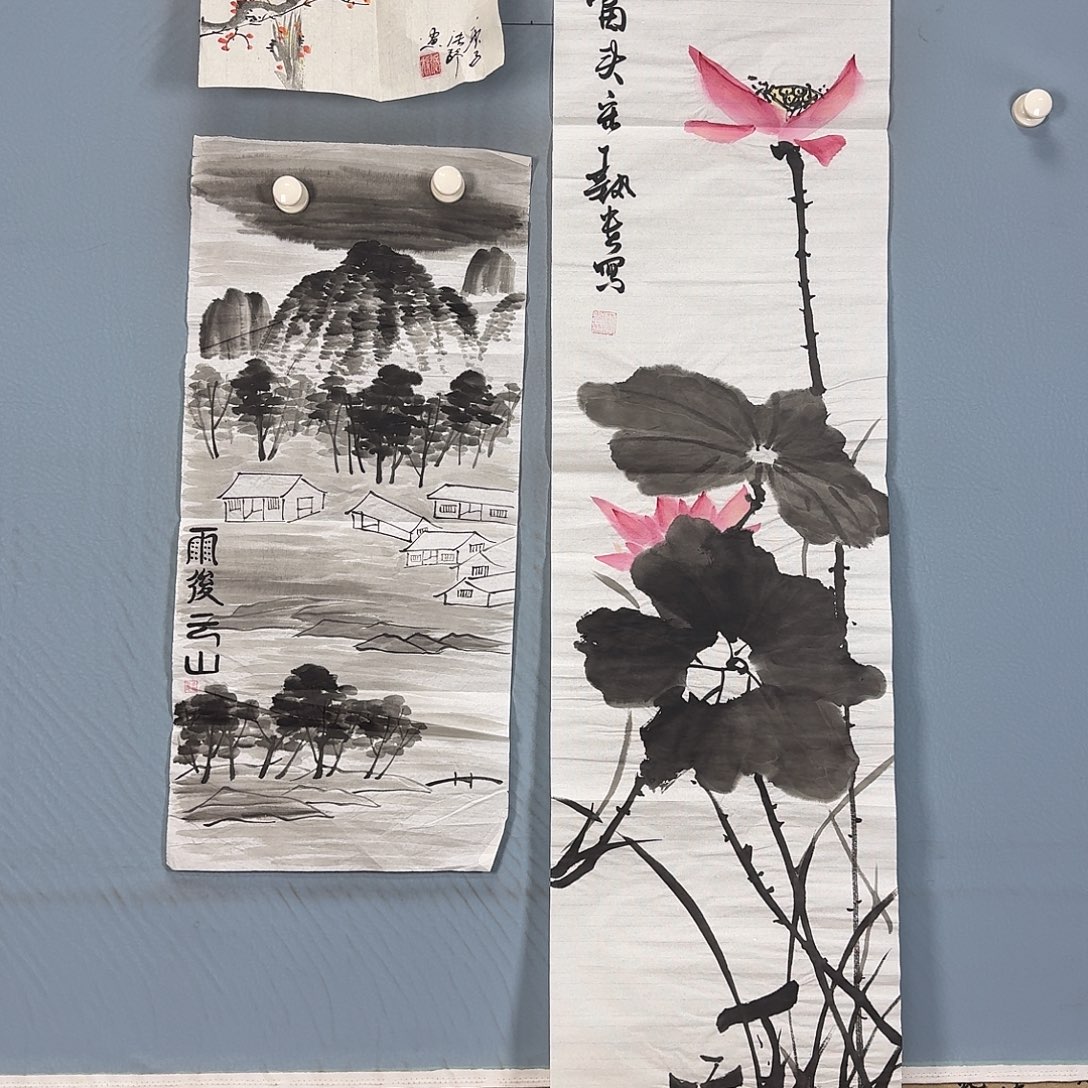 国画455 牡丹一如您的脸颊美丽的