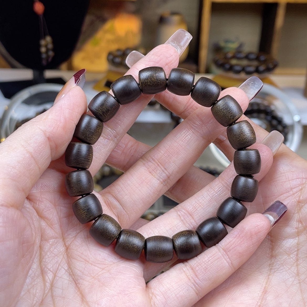 【闪购商品】沉香手串低***豆芽庄棋楠