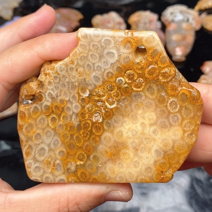 硅化珊瑚（珊瑚玉）手镯未镶嵌