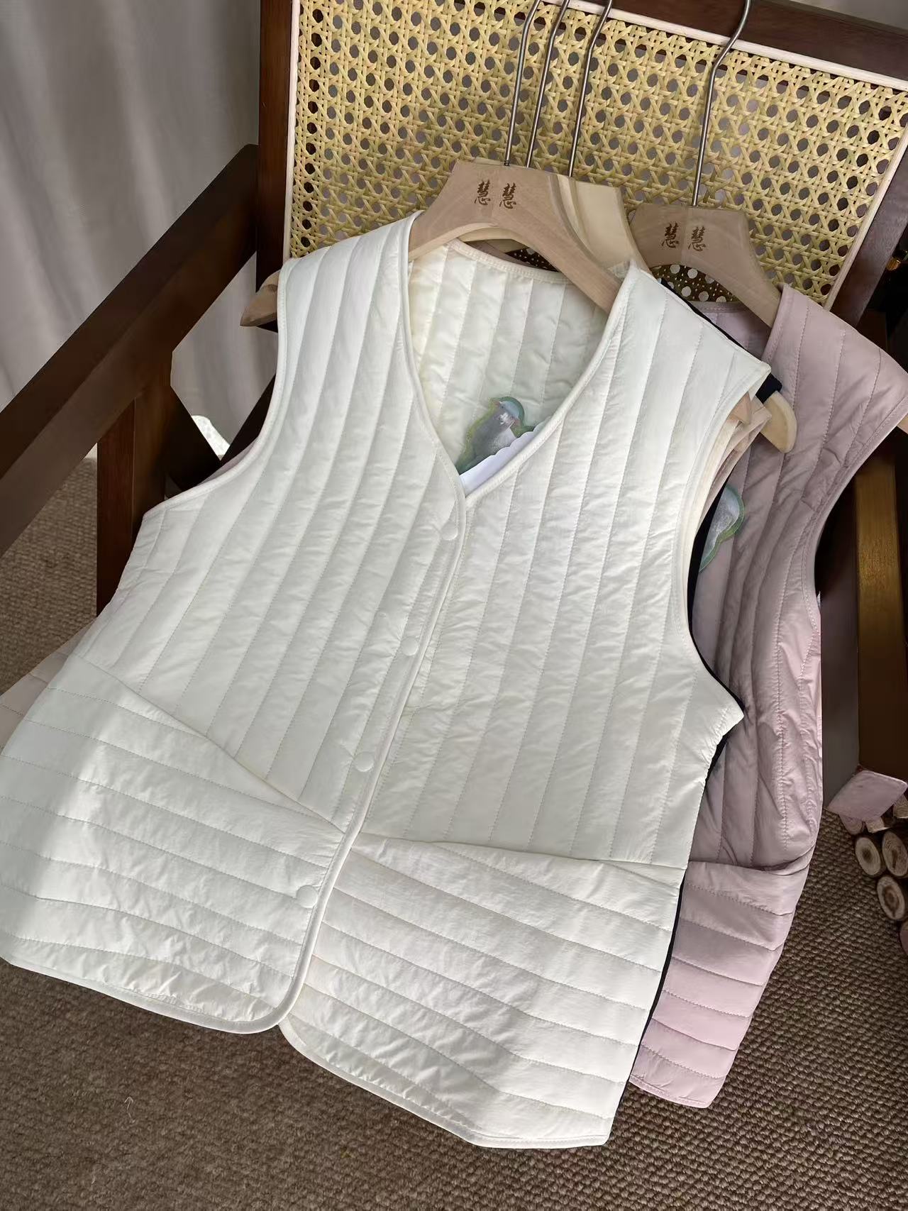 【慧慧精选】秋季新品 ～打底神器 轻软100绵羊毛背心【可打底可外穿】
