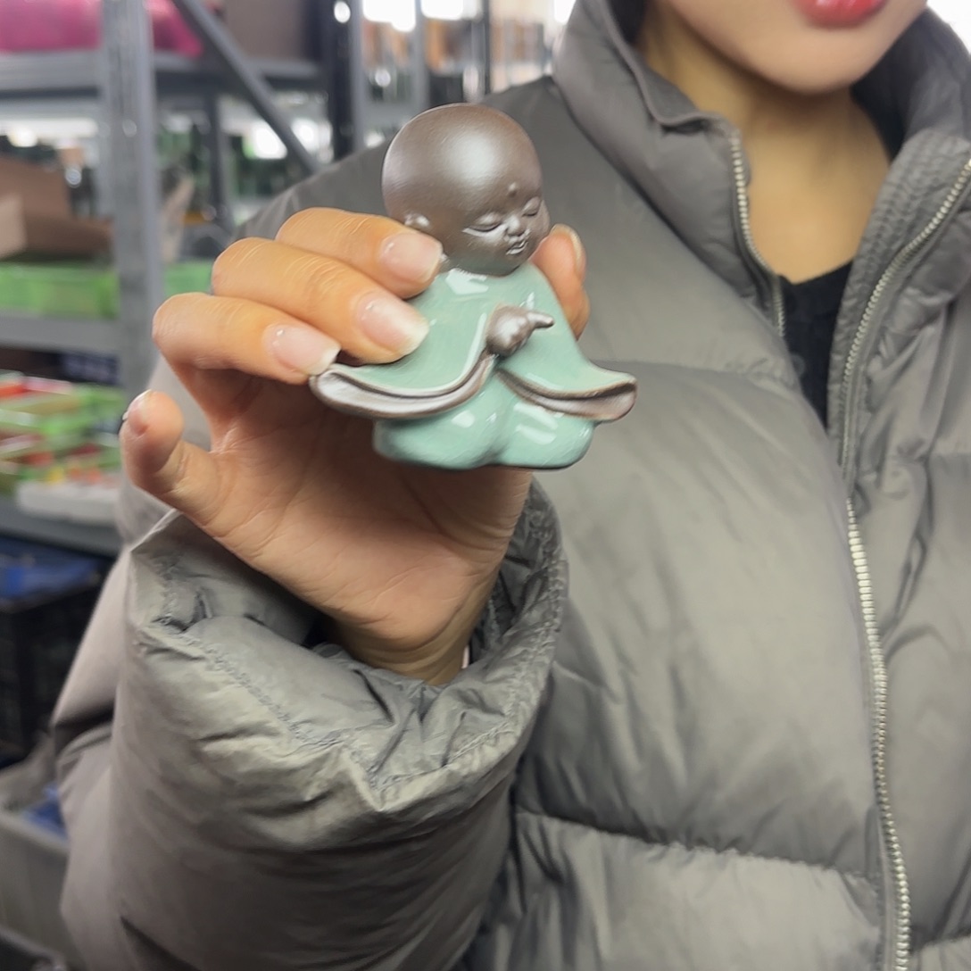 龙泉云间青瓷小米茶器