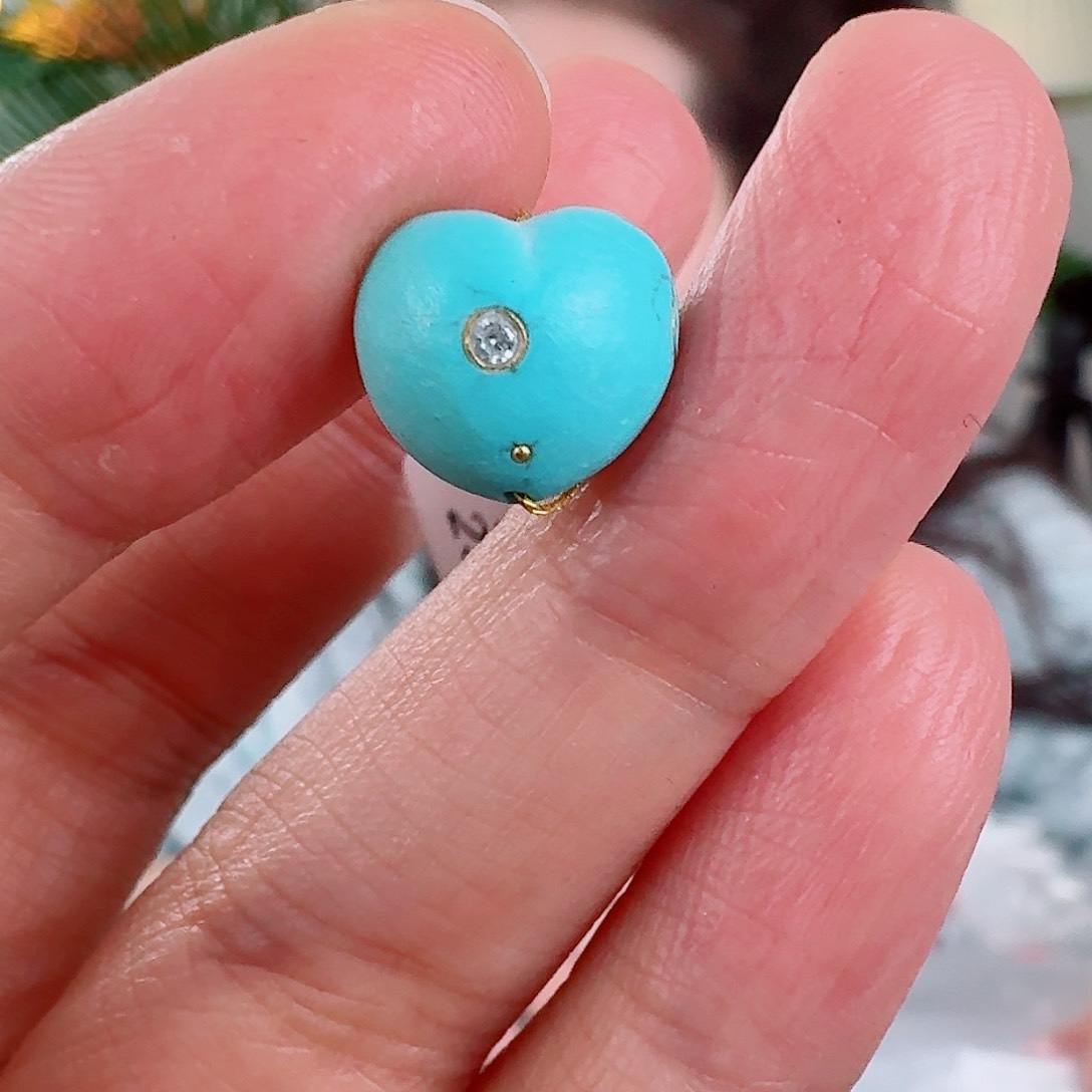 未镶嵌绿松石珠宝奇石