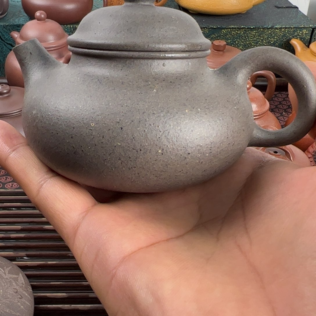 紫砂茶壶半手工容天