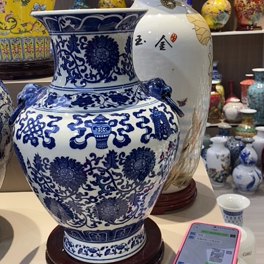 摆件陶景德镇陶瓷33厘米