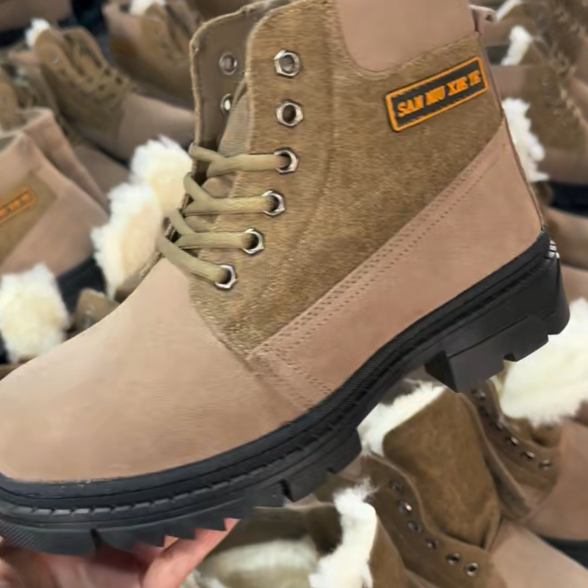 三牛＜大头鞋＞东北雪地靴男款