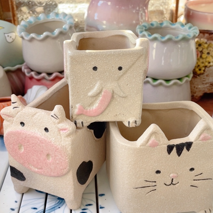 陶瓷卡通三件套浮力炸