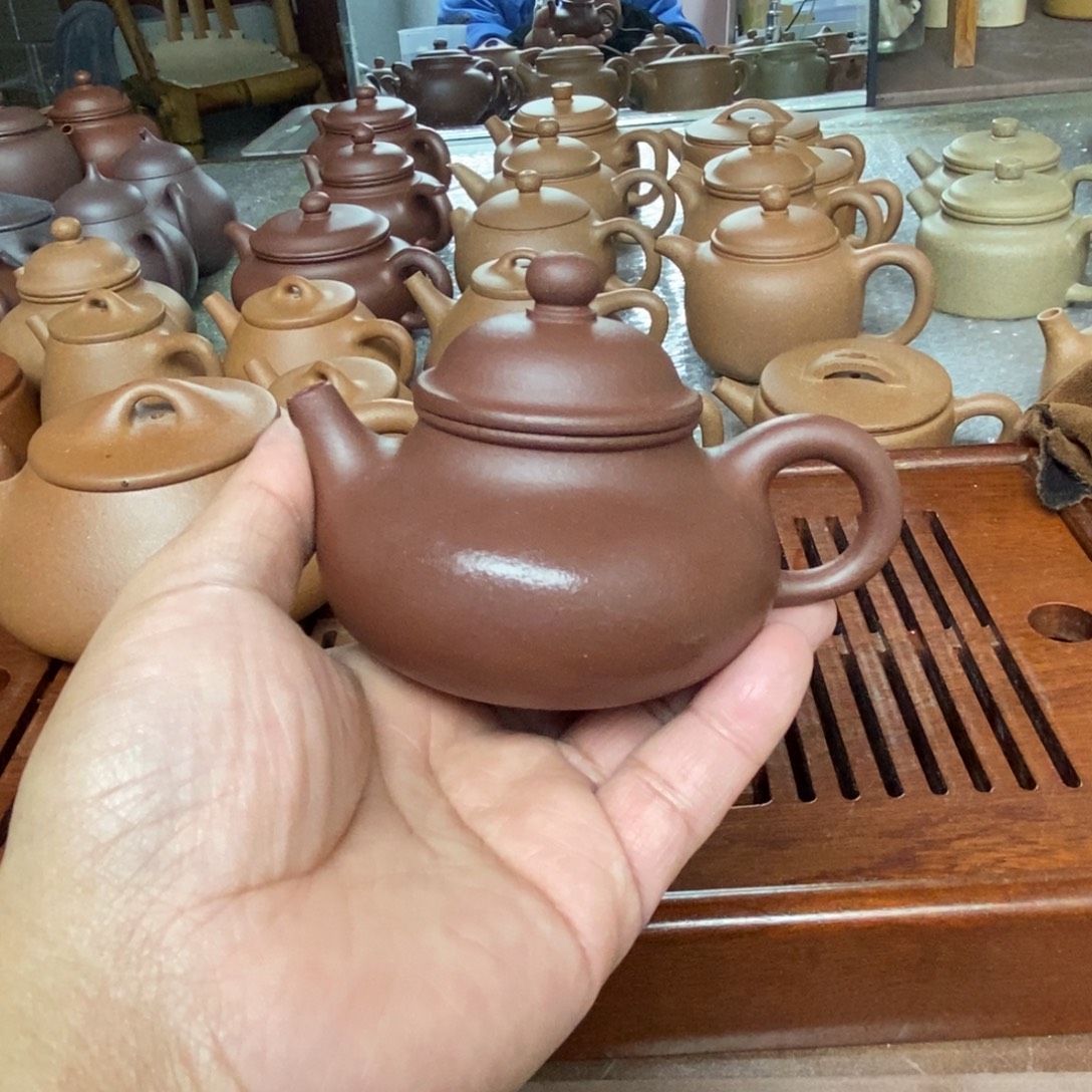 y***y紫砂茶壶底漕青零添加容天壶130 CC普工