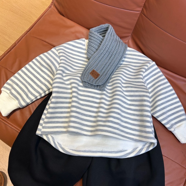 1715休闲一体绒卫衣男女童