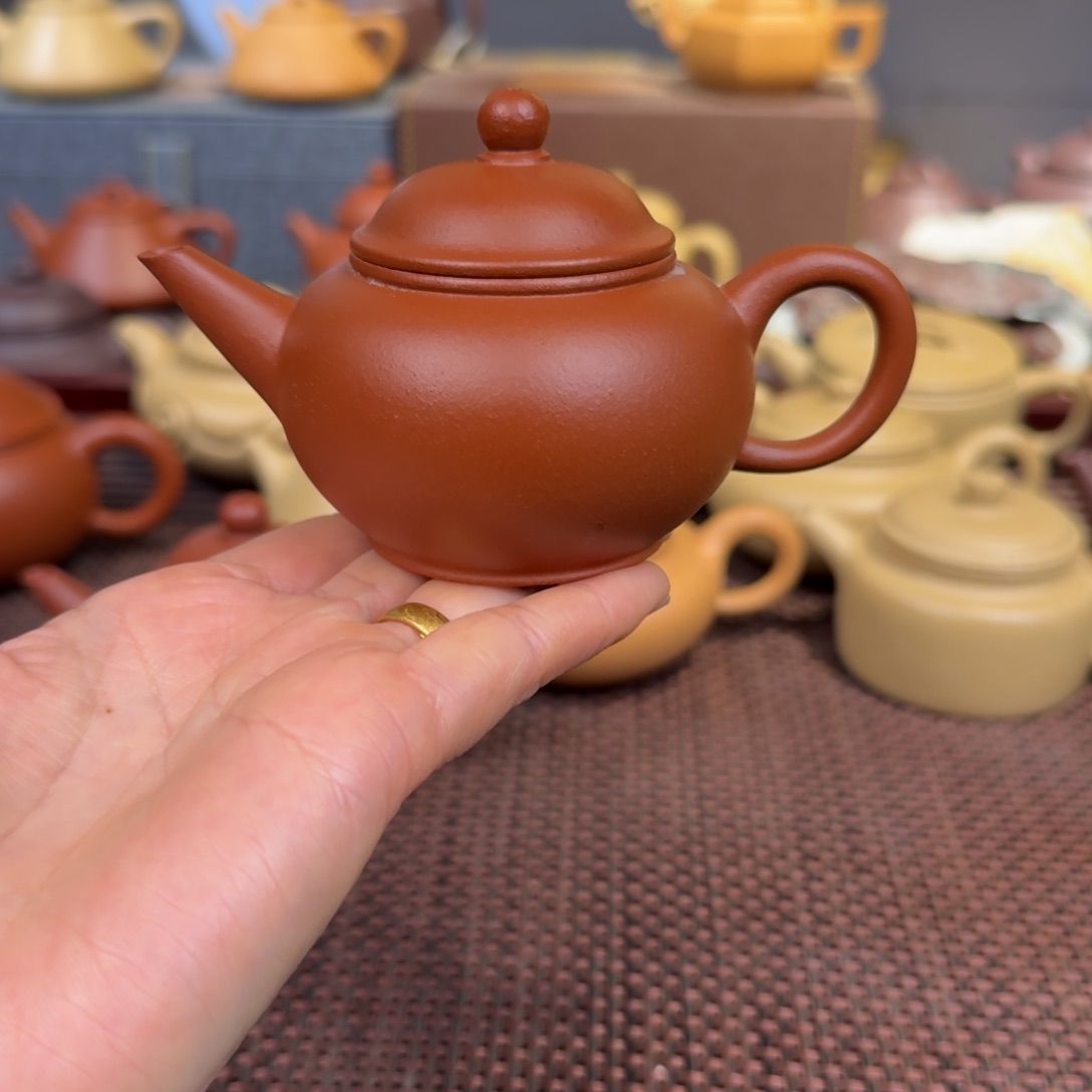 朱泥茶壶130毫升左右