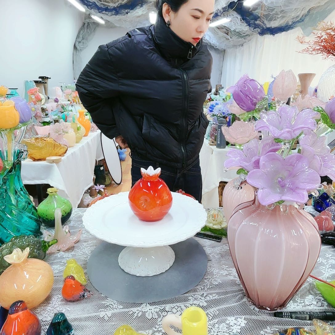 福利不退不换琉璃花瓶艺术品