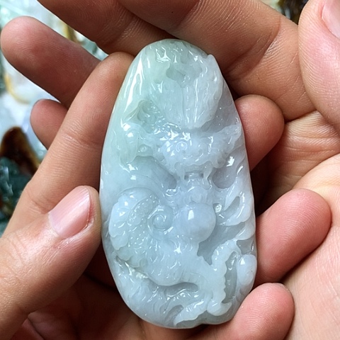 翡翠未镶嵌颈饰天然缅甸翡翠a货