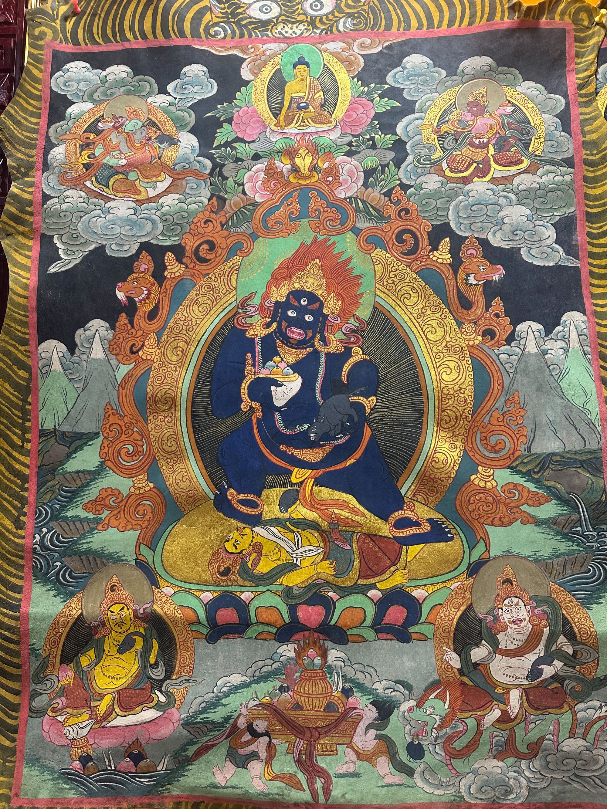 五路财神的一张牛皮糖卡