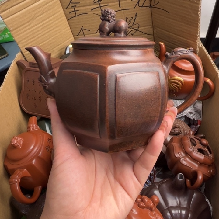 茶壶段泥紫砂壶的造型