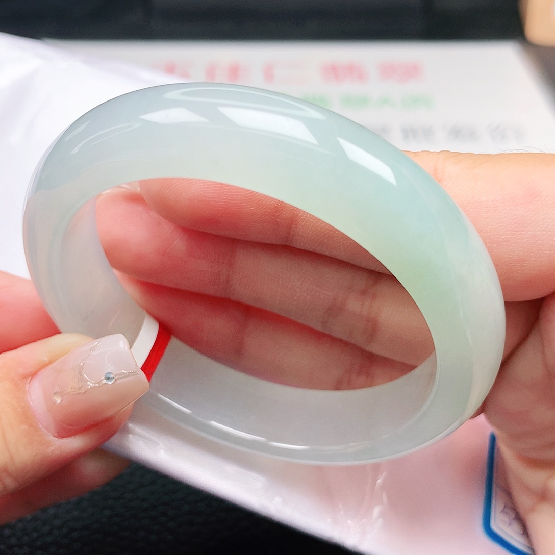 未镶嵌手镯翡翠55正圈