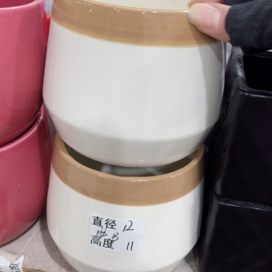 多肉绿植陶瓷花盆9:9包邮，有孔