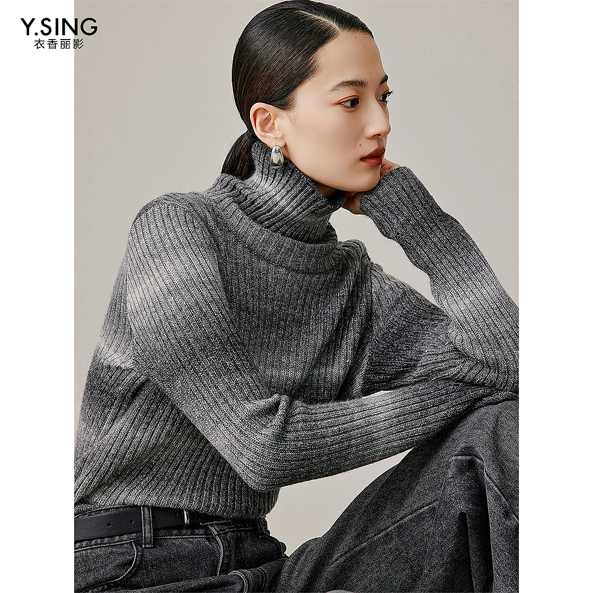 【籽言专属】衣香丽影新款毛针织衫940939002