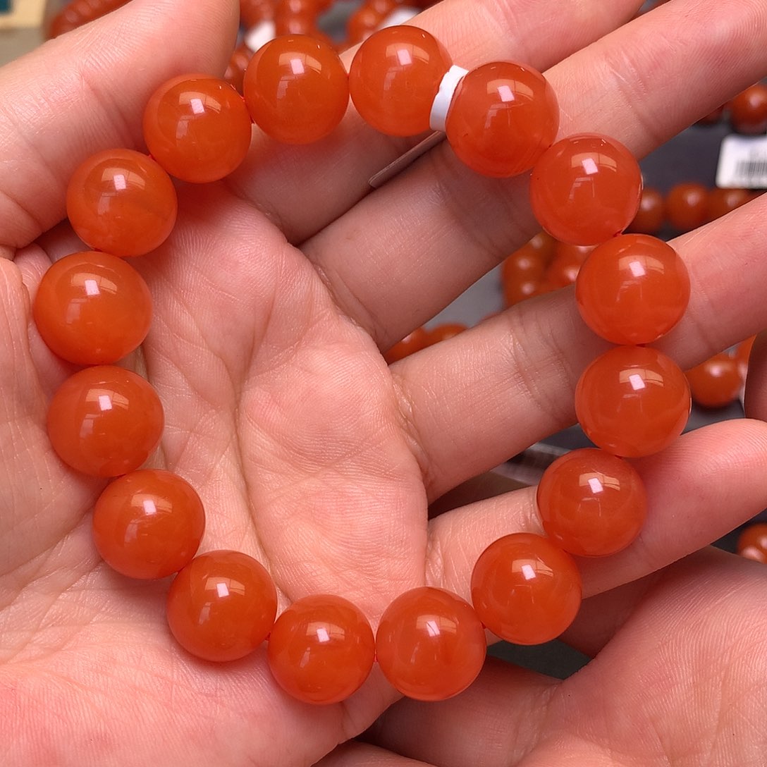 南红玛瑙未镶嵌冷水河辣椒红卡13性价比