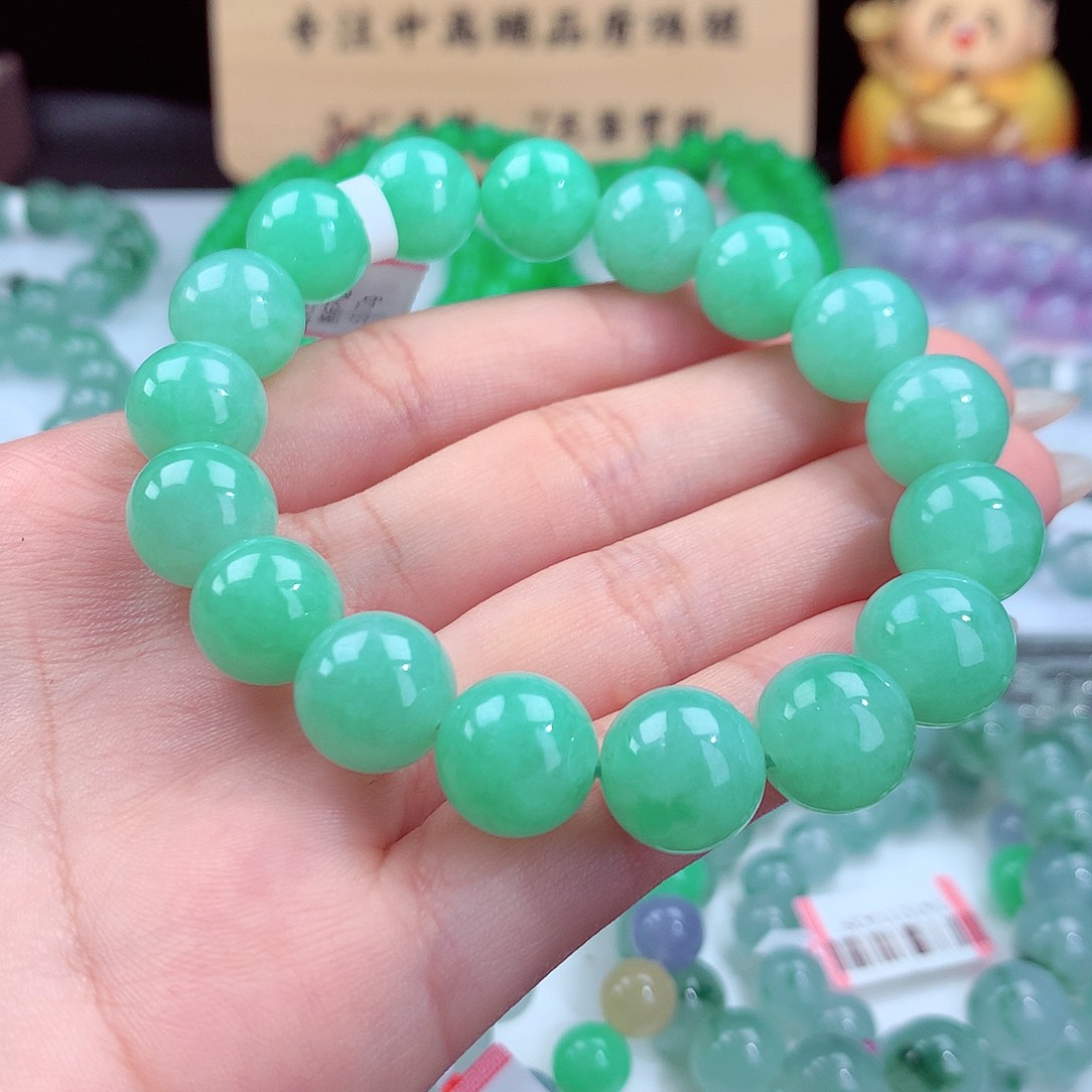 翡翠手链未镶嵌卡12
