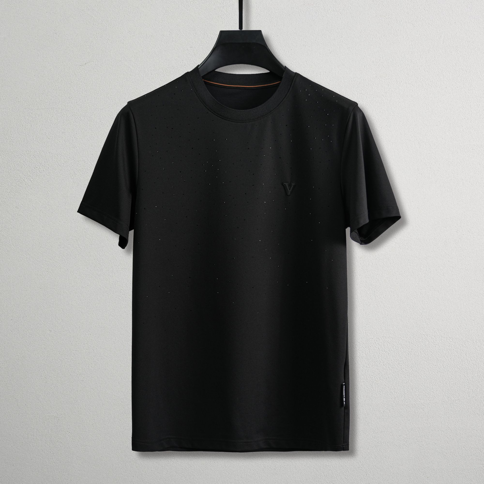 【文文的店】（清泉丝）伊力特夏季满天星欧货时尚短袖T恤D1093