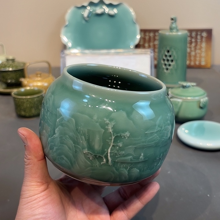 瓷片龙泉青瓷福利青瓷