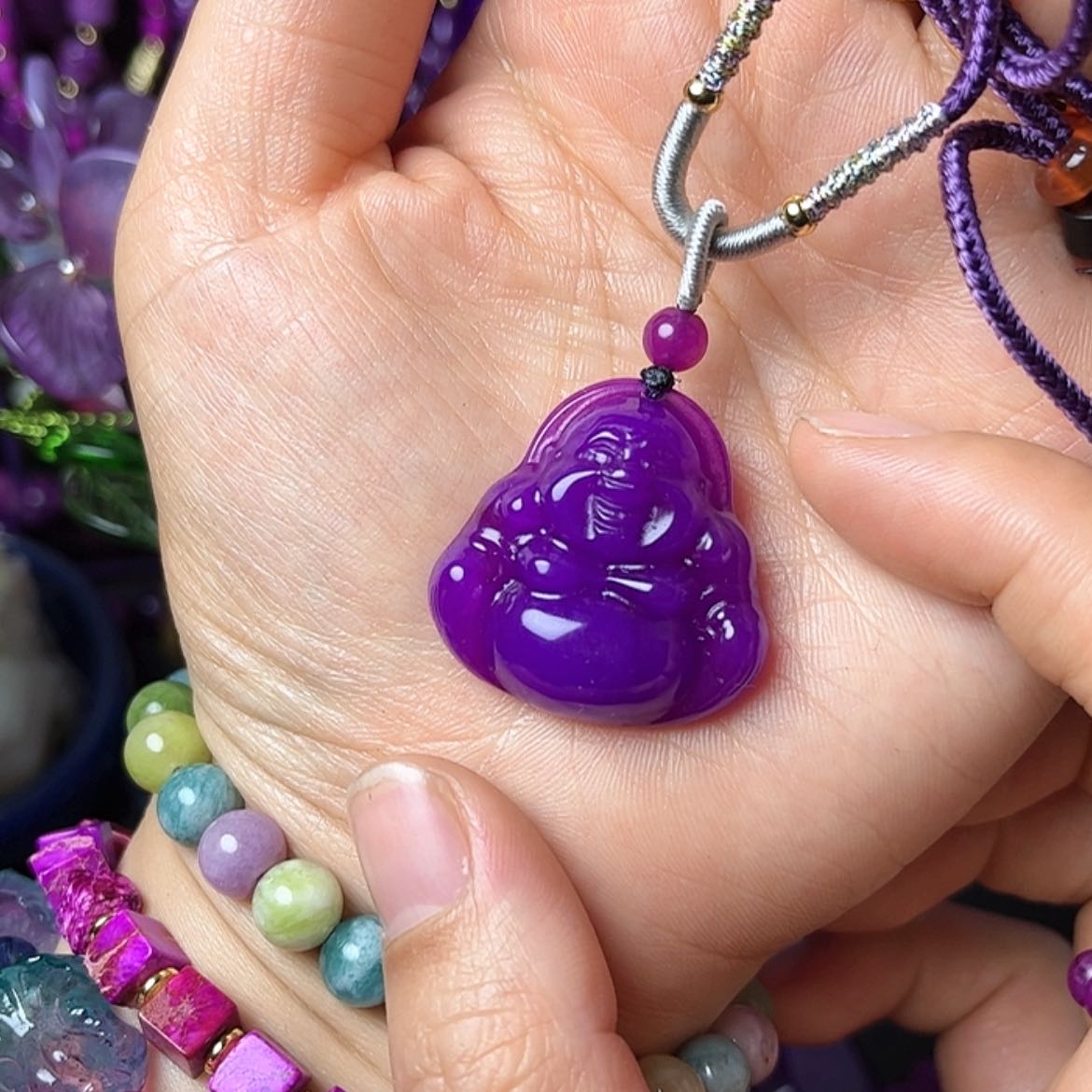 【闪购商品】琉璃DIY舒具石老油料凝胶玉华果冻紫佛公卡29爆款