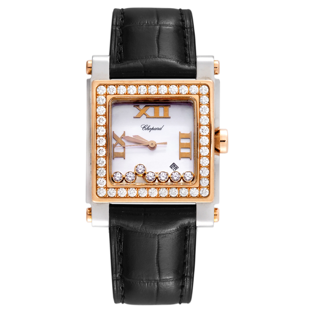 99新 Chopard/萧邦 DIAMONDS系列 278497-9002原钻腕表/WHT028882
