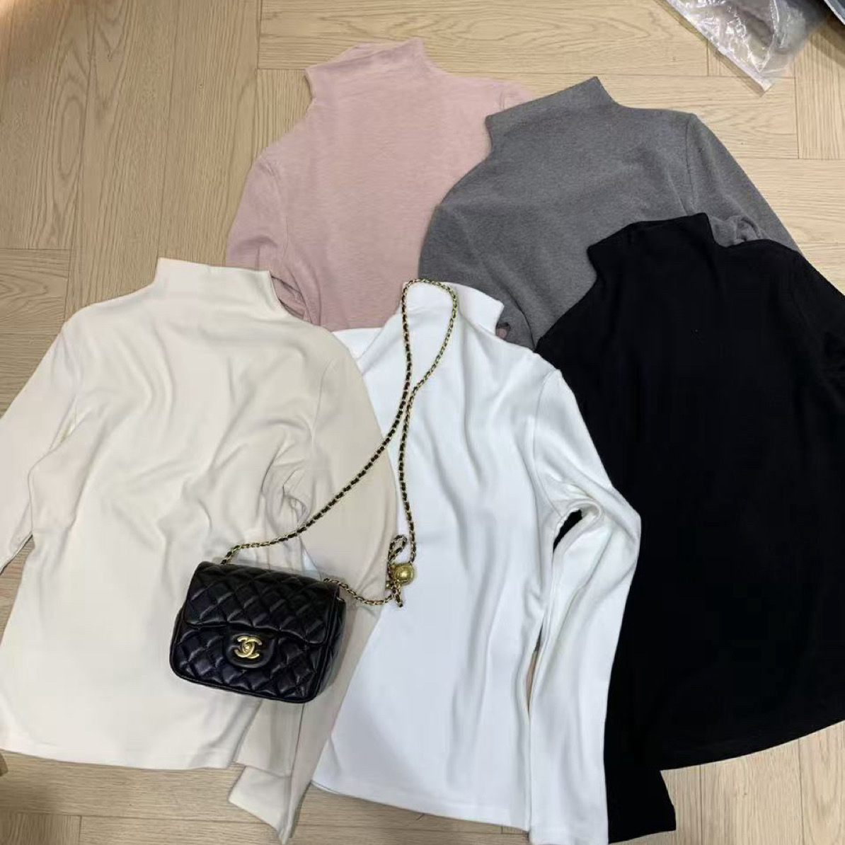 C·YJ三店【马卡龙】必冲半高领小衫
