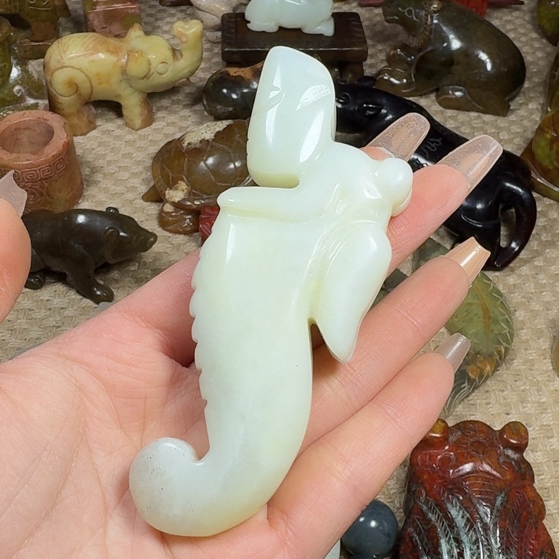 白玉菩提吊坠挂件
