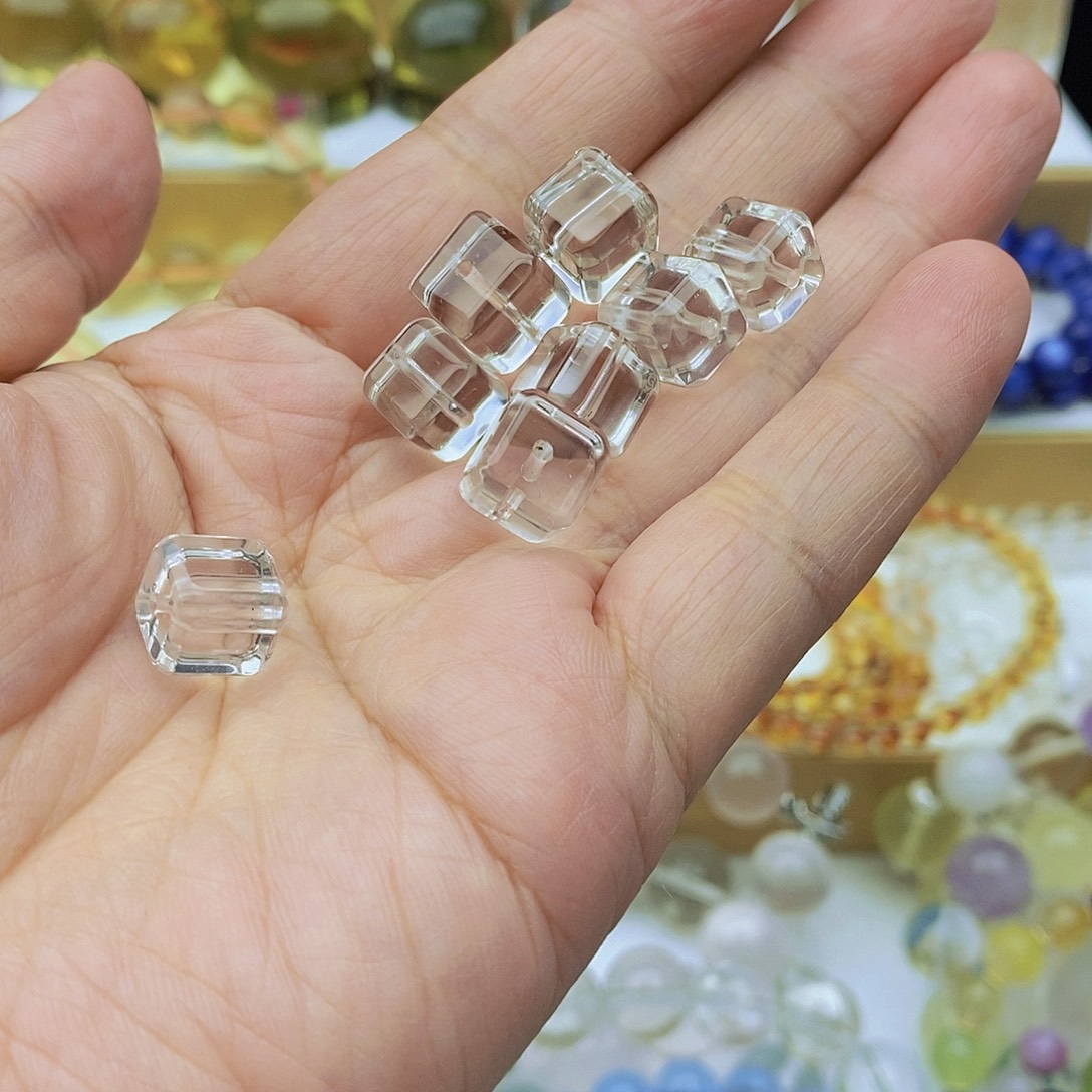 未镶嵌手链水晶天然白水方唐