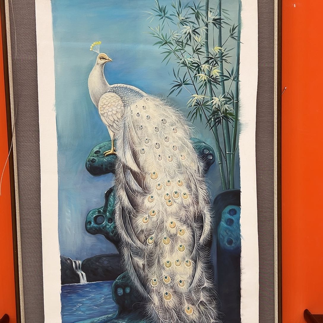 油画二郎老师展览原作