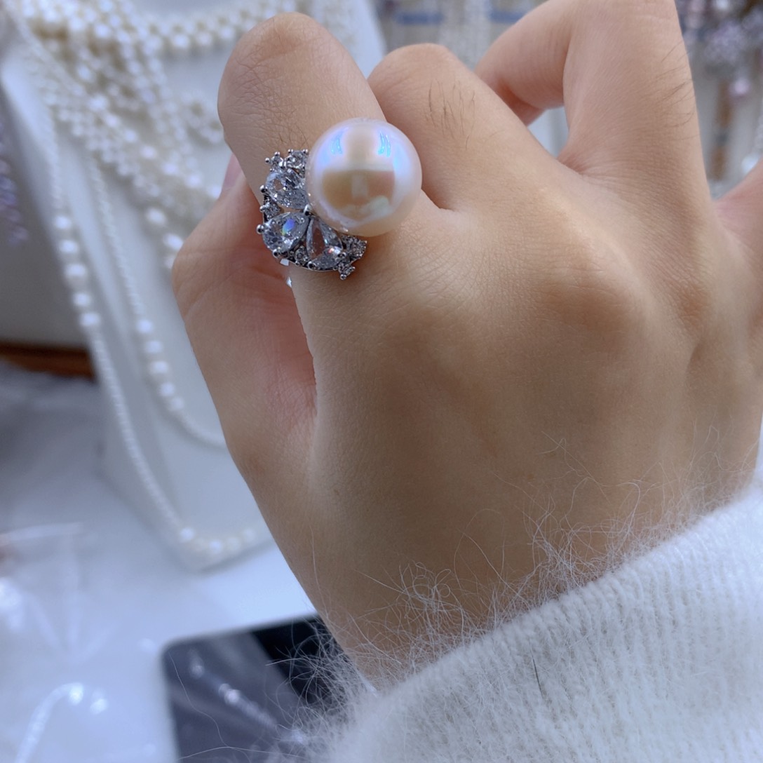 颈饰合金淡水珍珠慧**心