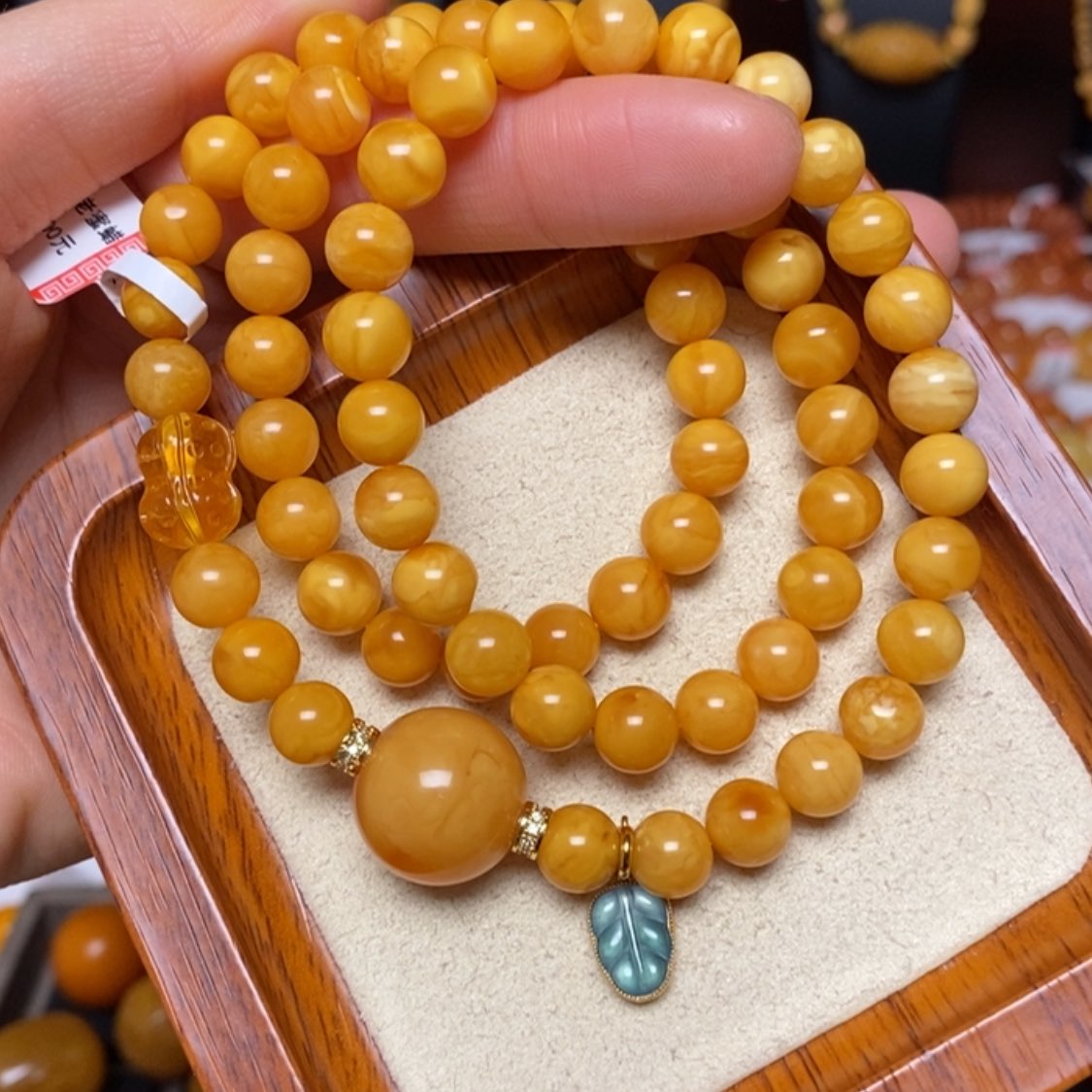 【闪购商品】未镶嵌蜜蜡手链手串