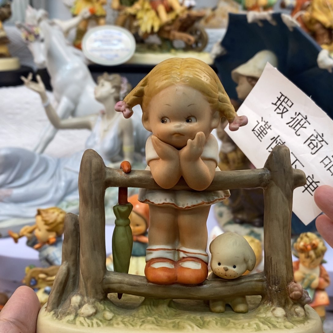 瓷片购美中古美物摆件
