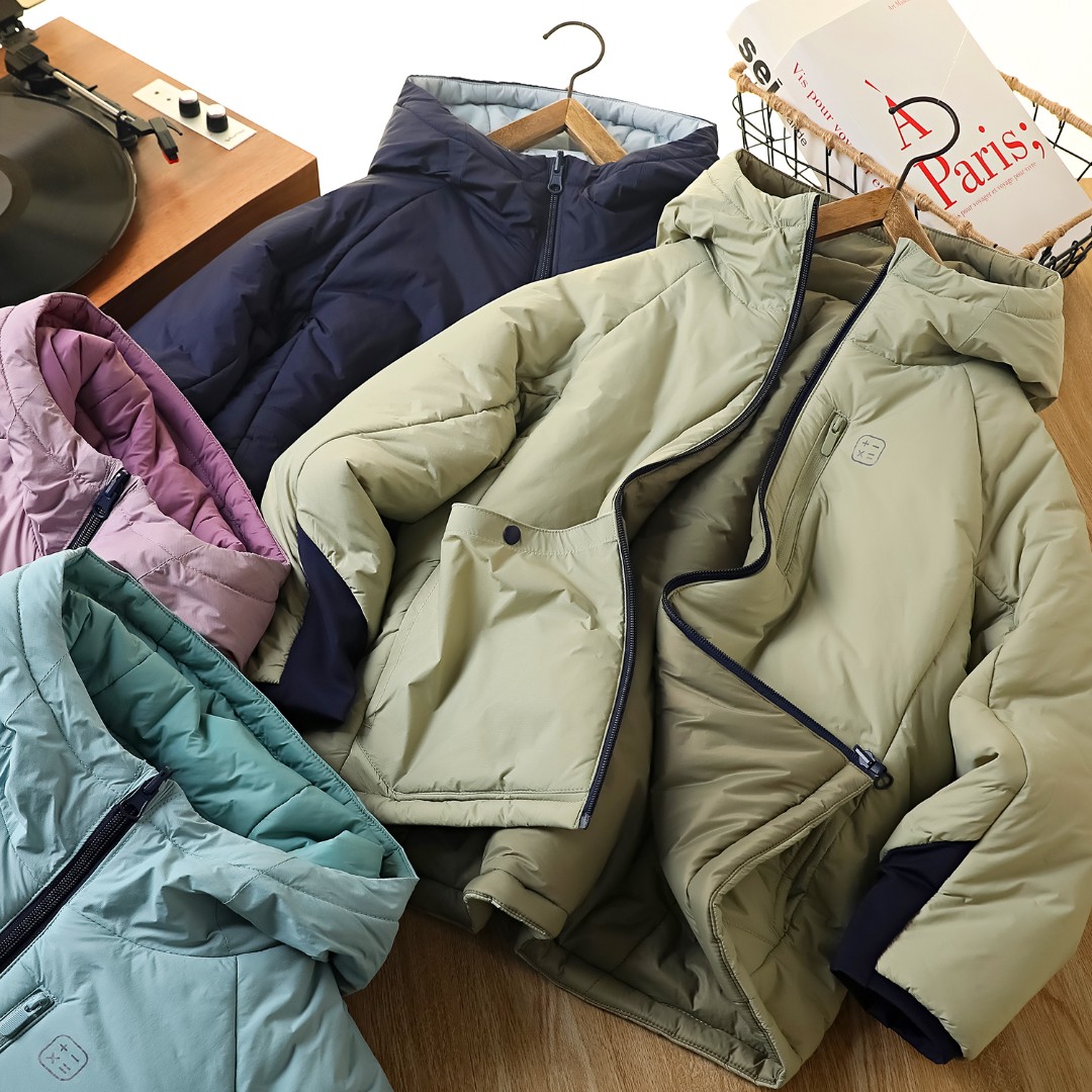 肉肉家-【双面穿加厚款】儿童冬季新款两面穿轻便保暖棉服棉衣