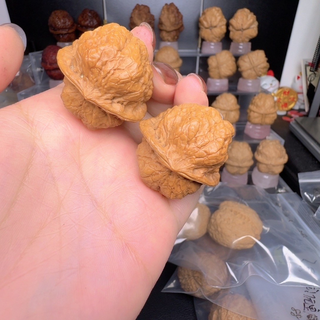 吊坠文玩核桃9号车36尺荷叶蛙